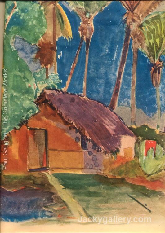 Watercolor 22 by Paul Gauguin paintings reproduction